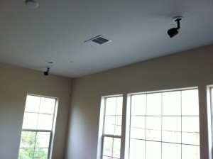 Bose Satellite Lifestyle Rear Speakers installed in Ceiling