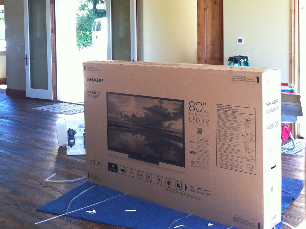 80 Inch Sharp LC80LE632U MW Home Entertainment Wiring